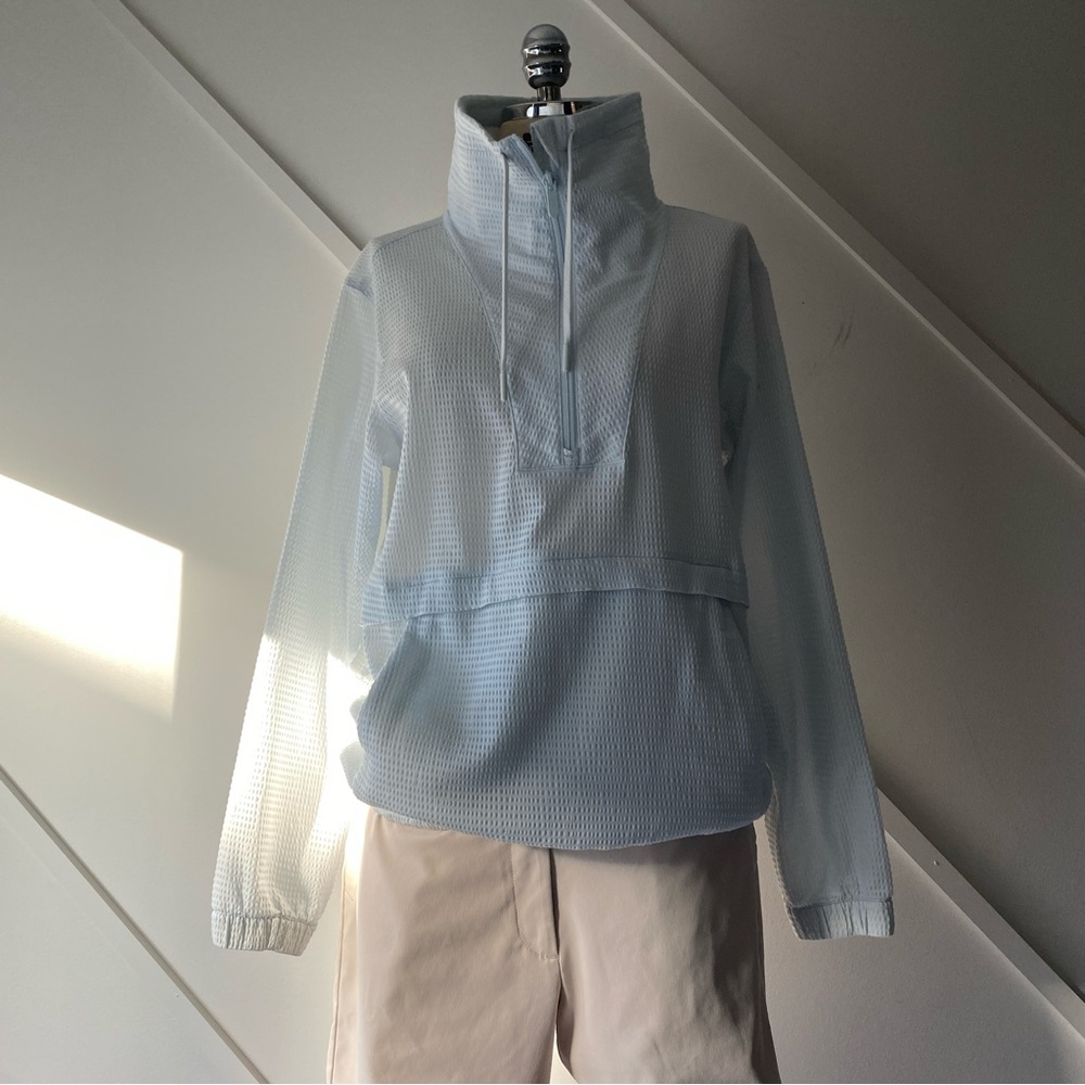 Lululemon Pack Light Pullover Jacket Light Blue -… - image 1